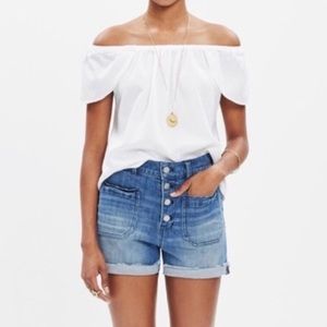 Madewell off the shoulder top